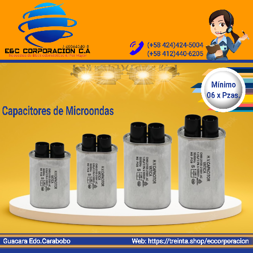CAPACITOR 0,85 MF MICROONDAS