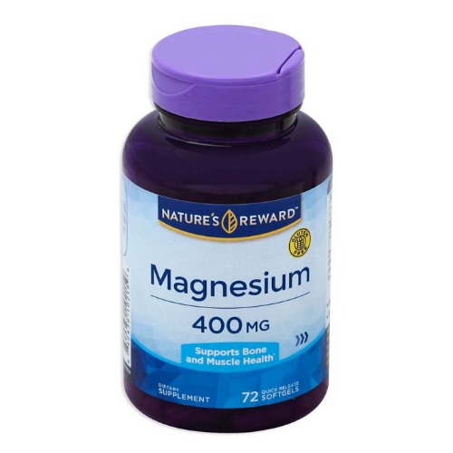 Magnesio 400mg 72 Cápsulas Nature's Reward