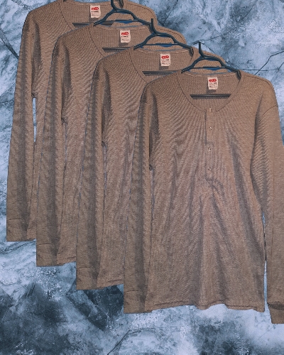 Playera M/L Juvenil broche  jasper. Térmico