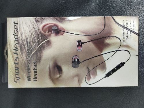 Auricular bt sport headset stereo