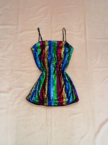 Vestido de lentejuelas forever21