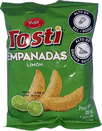 Tosti empanadas limón x28g