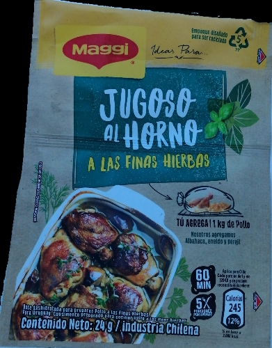 Maggi jugoso al horno x 24g