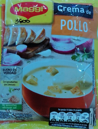 Maggi crema de pollo x 61g