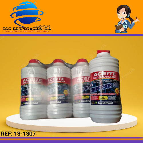 ACEITE SILICONADO P/MAQUINA COSER (1/4 GAL - RBV)