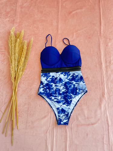 Traje de baño azul