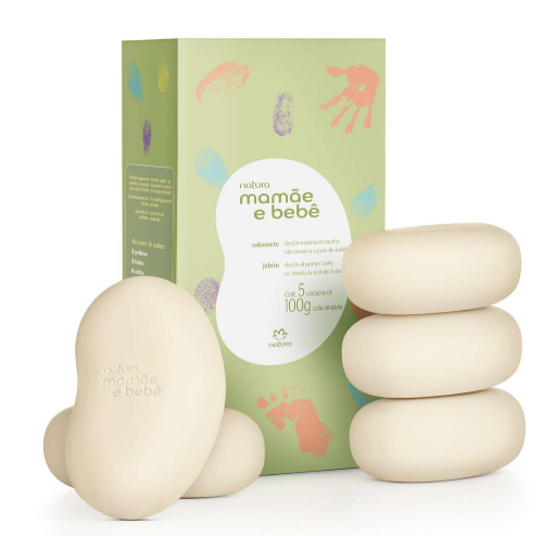 SABONETE EM BARRA 5X100G MAMAE BEBE