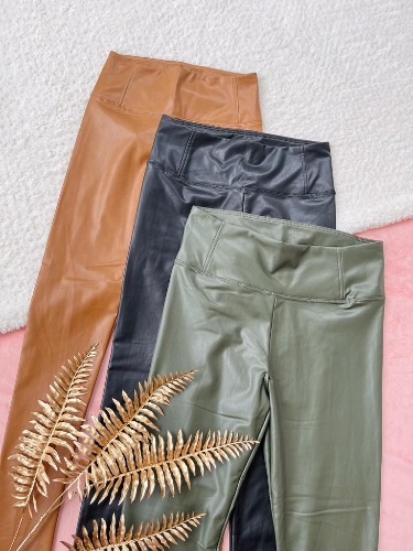 Pantalón en leder BAGATELLE COLLECTION