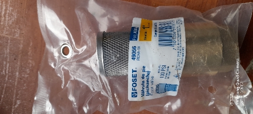 Pichacha con rejilla acero inoxidable 1PLG foset