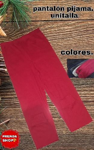 Pantalón pijama térmico unitalla reactivo unixes
