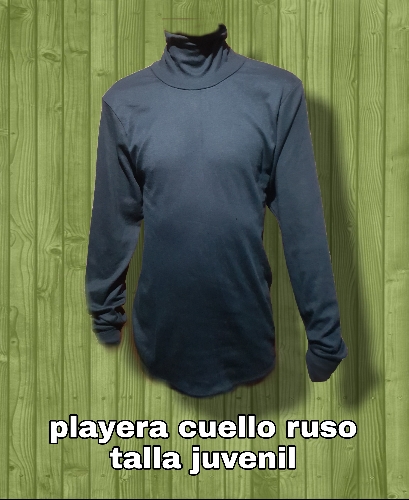 Caballero playera cuello ruso mediana. inter reactivo