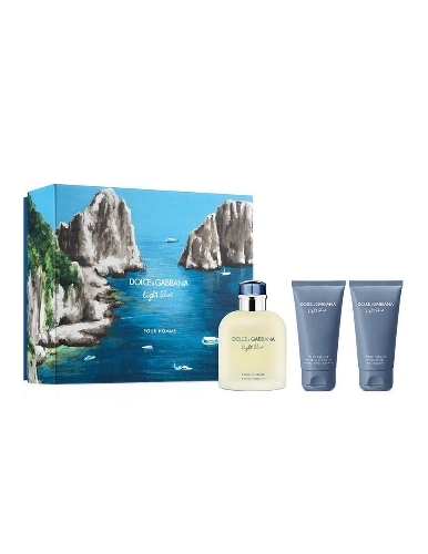 Dolce & Gabbana Light Blue Pour Homme EDT 125 ml, SG 50 ml y AS 50 ml, SET