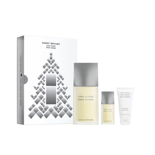 Issey Miyake L´Eau D´Issey Pour Homme EDT 125 ml, mini 15 ml y SG 50 ml, SET