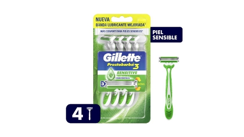 Gillette x4 prestobarba3 sensible