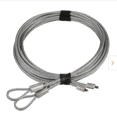 Cable de 1/8", para Portón de 8 Pies