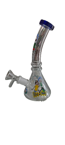Bong de vidro rick and morty 16,5 cm