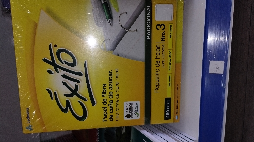 Hojas de papel exito 480
