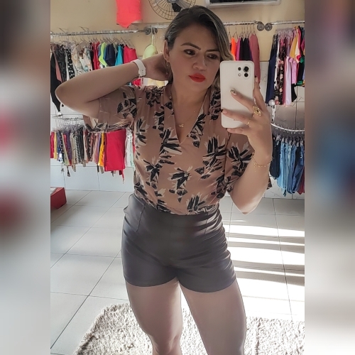 Cropped sublimado gola V