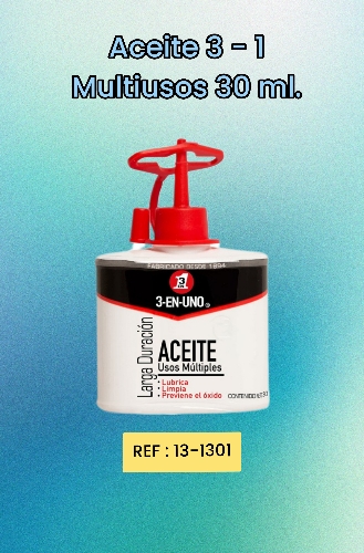 ACEITE 3 EN 1 MULTIUSO 30 ML