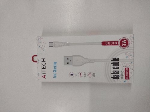 Cable microUSB 3A Aitech