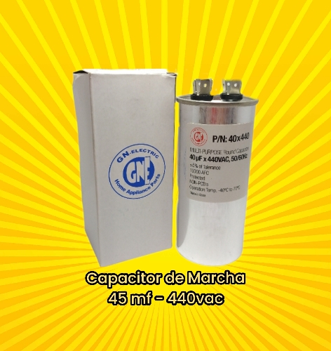 CAPACITOR 45MF-440VAC MARCHA