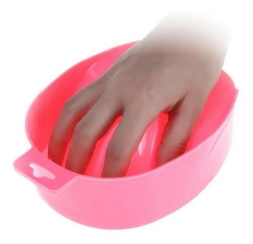 Bold de plastico para manicure