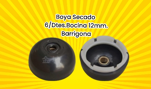 BOYA SECADO 6/DTES.BARRIGONA B/12MM.