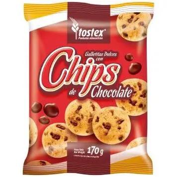 Tostex Chips 270gs de chocolate