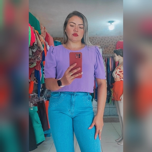 Blusa manga princesa
