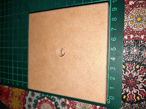 Sello de diseño cuadrado 9x9cm