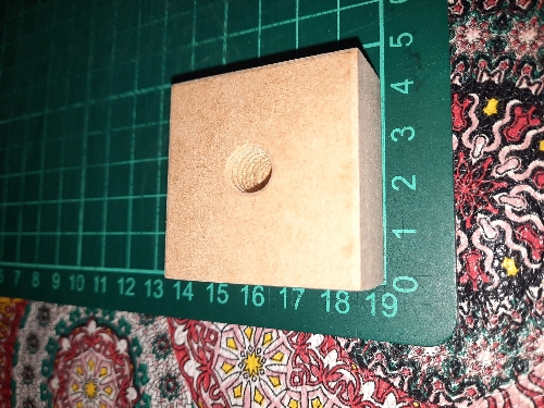 Sello de diseño cuadrado 4x4cm