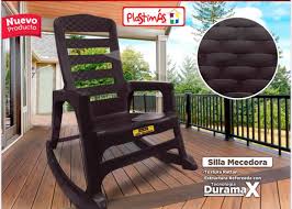 Silla mesedora plastimas