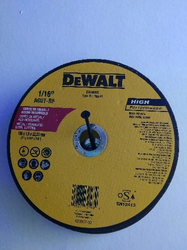 Disco dewalt7" original