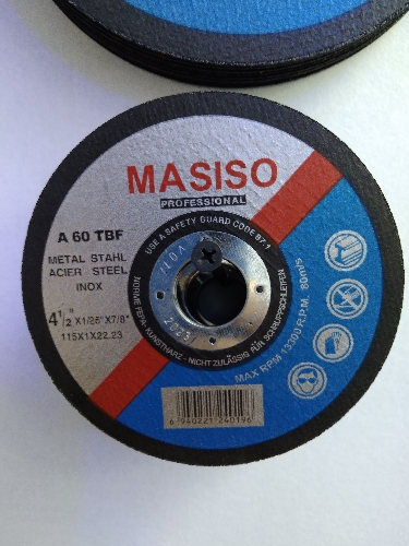 Disco  corté metal  masiso  4-1/2"
