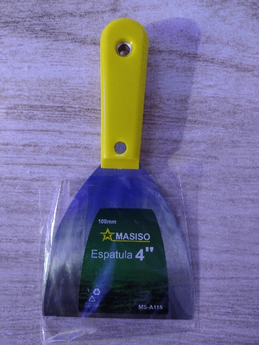 Espatula metálica 4"