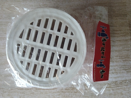 Rejilla ranurada 5x4" plastica