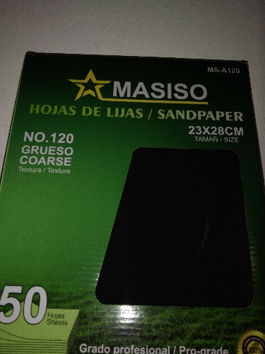 Hoja lija N° 120 Masiso