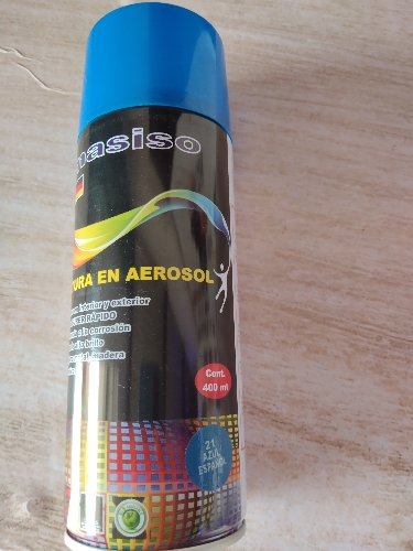 Aerosol azul español