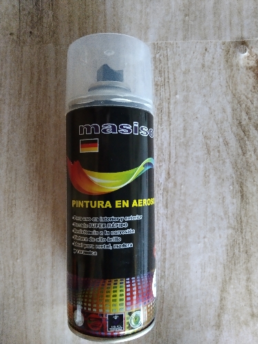 Aerosol transparente brillante