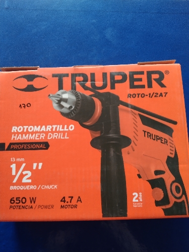 Taladro Profesional 1/2 Truper 600w