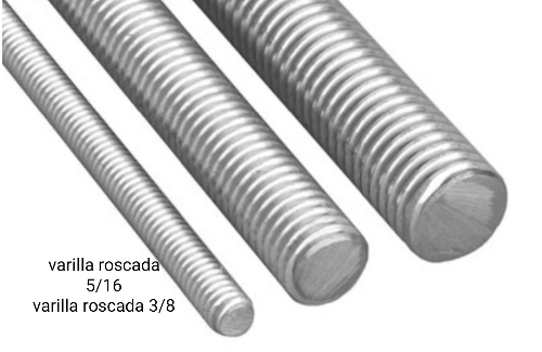 Varilla roscada 3/8