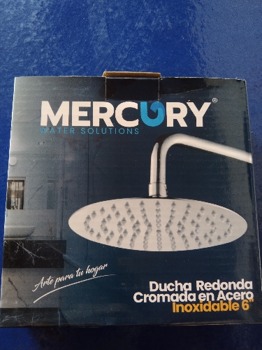 Regadera ducha redonda