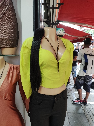 Blusa picaresca manga larga