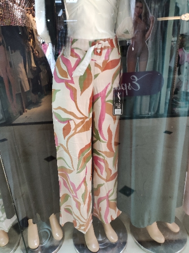 Pantalón chalis pesado stampado