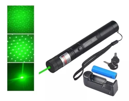 Puntero laser batería recargable