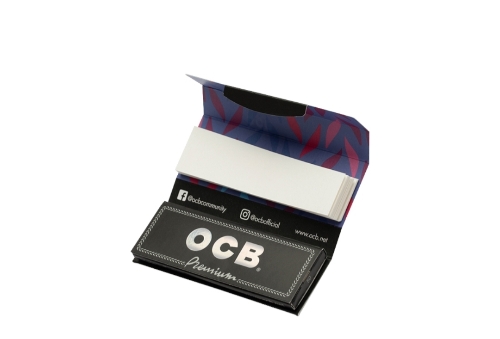 Papelillos ocb negro premium + tips 1 1/4
