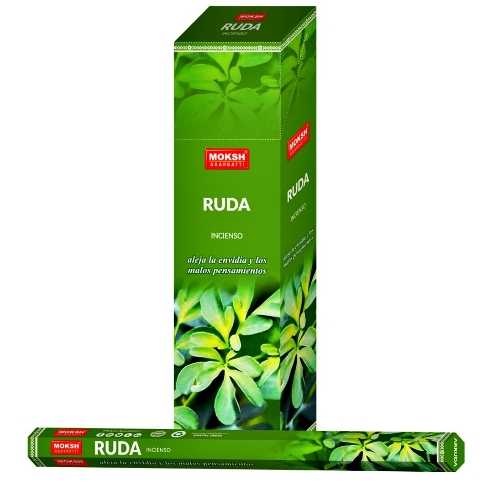 Inciensos hexagonal  ruda moksh