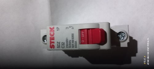 Breker riel 1X32A