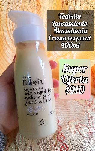Todo día crema hidratante 400 ML macadamia