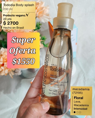 Tododia bodysplash macadamia 200ml